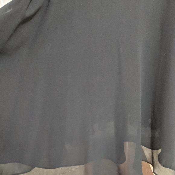 Vintage 60s Swing Rockabilly Black Skirt XS - Picture 3 of 5